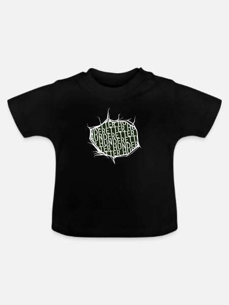 lustiger spruch umweltschutz geschenkidee - Baby Bio-T-Shirt mit Rundhals - Schwarz