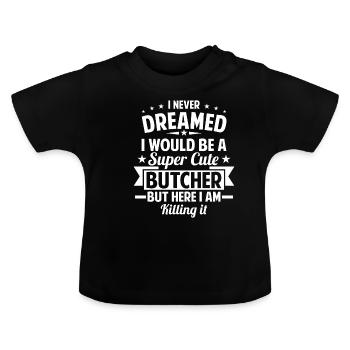 Metzger - Baby Bio-T-Shirt mit Rundhals - Schwarz - Vorne