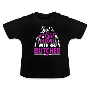 Metzger - Baby Bio-T-Shirt mit Rundhals - Schwarz - Vorne