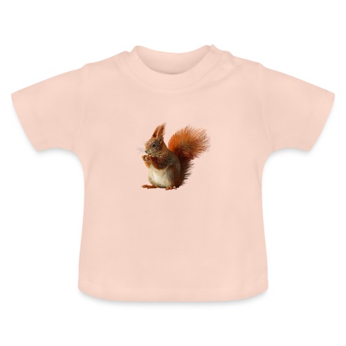 Eichhörnchen - Baby Bio-T-Shirt mit Rundhals