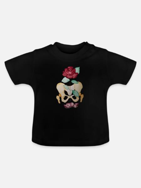 Orthopäde - Baby Bio-T-Shirt mit Rundhals - Schwarz