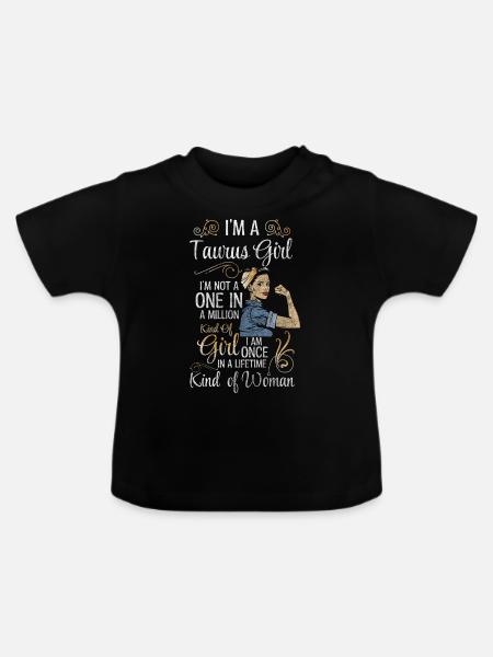 Sternzeichen April Astro - Baby Bio-T-Shirt mit Rundhals - Schwarz