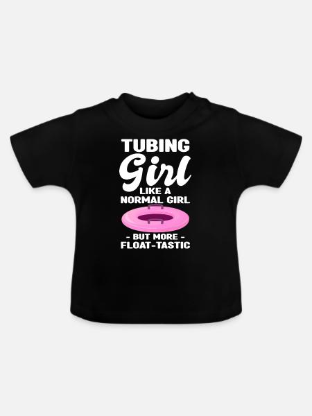 Rafting - Baby Bio-T-Shirt mit Rundhals - Schwarz