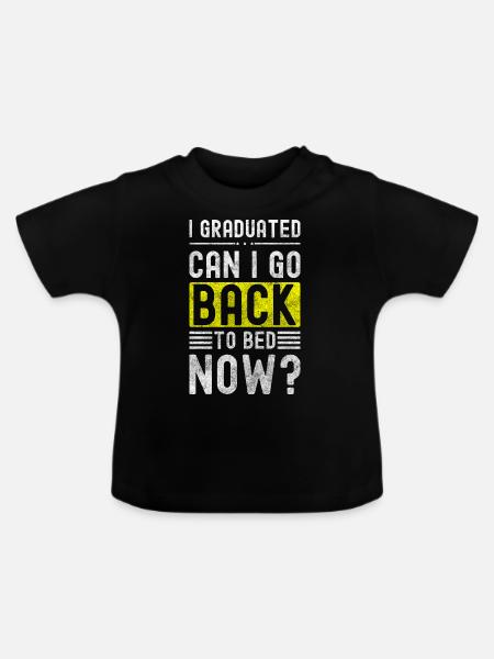 Student Hochschule Computer Party - Baby Bio-T-Shirt mit Rundhals - Schwarz