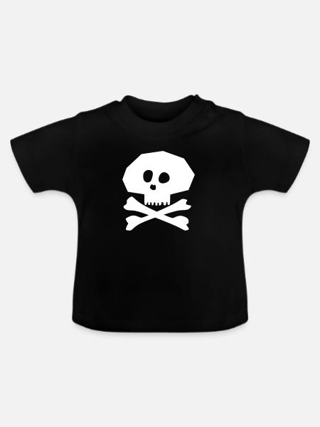 Sake - Baby Bio-T-Shirt mit Rundhals - Schwarz