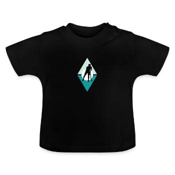 Hockey - T-shirt bio col rond Bébé - noir - Devant