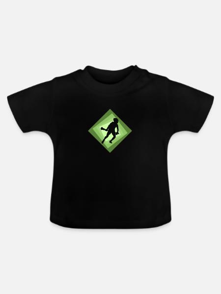 LSM Intercrosse - Baby Bio-T-Shirt mit Rundhals - Schwarz
