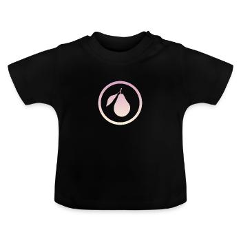 Petit-déjeuner Petit-déjeuner Petit-déjeuner - T-shirt bio col rond Bébé - noir - Devant
