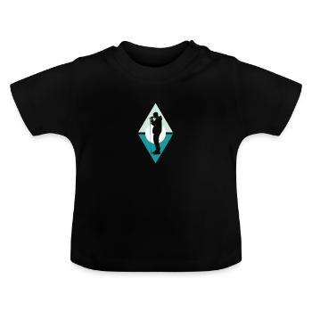 Beatbox DJ Streetmind - T-shirt bio col rond Bébé - noir - Devant
