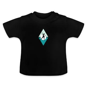 Danseuse de ballet Danseuse de ballet Ballerine - T-shirt bio col rond Bébé - noir - Devant
