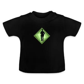 Billard Joueur De Billard Boule De Billard - T-shirt bio col rond Bébé - noir - Devant