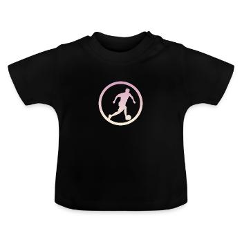 Beach Ball Beach Beach Soccer - Baby Organic T-Shirt with Round Neck - black - Front