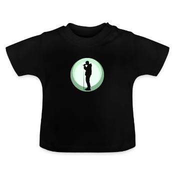 Beatboxing Beatboxer Beatbox - Baby Bio-T-Shirt mit Rundhals - Schwarz - Vorne