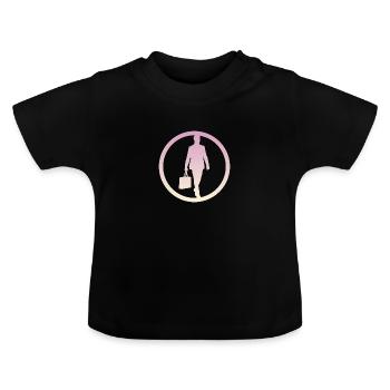 Banques d’affaires Banques - T-shirt bio col rond Bébé - noir - Devant