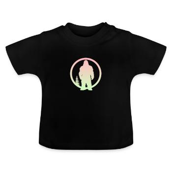 Big foot Big foot Big foot Lochness - T-shirt bio col rond Bébé - noir - Devant
