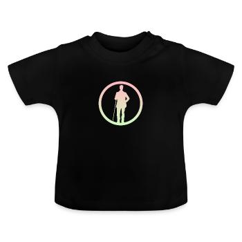 Billiard Player Billiard Ball Billiards - Baby Organic T-Shirt with Round Neck - black - Front
