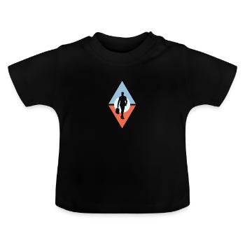 Bänker Wallstreet Business - Baby Bio-T-Shirt mit Rundhals - Schwarz - Vorne