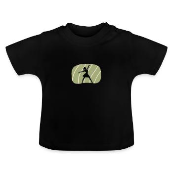 Ballet, Danseur, Opéra, Opéra - T-shirt bio col rond Bébé - noir - Devant