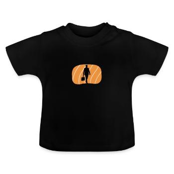 Activité Bancaire Bourse - T-shirt bio col rond Bébé - noir - Devant