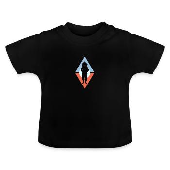 Imker Nektar Bienen - Baby Bio-T-Shirt mit Rundhals - Schwarz - Vorne
