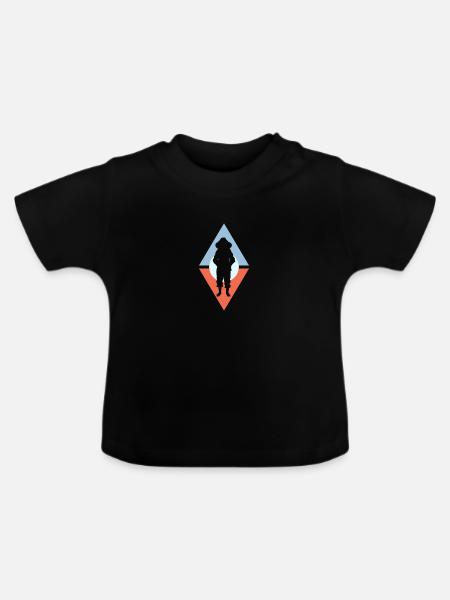 Imker Nektar Bienen - Baby Bio-T-Shirt mit Rundhals - Schwarz