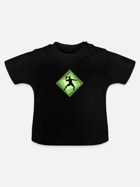 Table tennis Tennis Tennis - Baby Organic T-Shirt with Round Neck - black