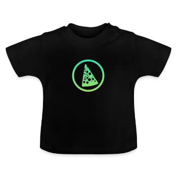 Muis Muis Burger - Baby biologisch T-shirt met ronde hals - zwart - Voor