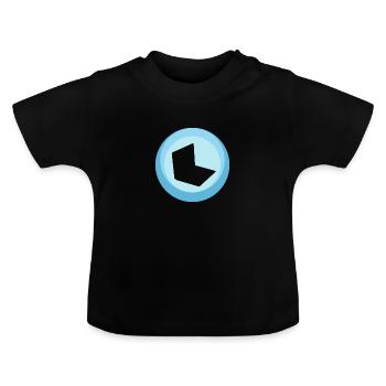 Blog Blogging Blogger - Baby Organic T-Shirt with Round Neck - black - Front