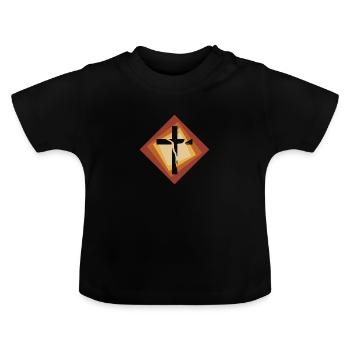 Bibel Christ Bibel - Baby Bio-T-Shirt mit Rundhals - Schwarz - Vorne