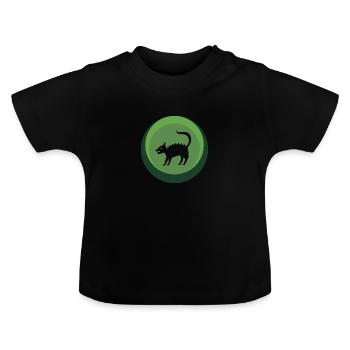 Kryptozoologie Bigfoot Fabel - Baby Bio-T-Shirt mit Rundhals - Schwarz - Vorne