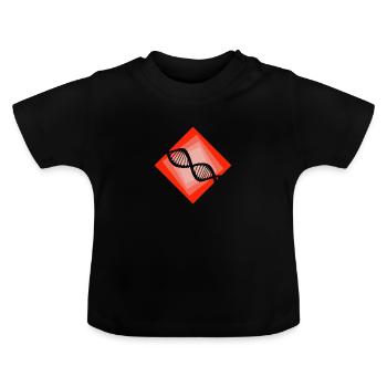 Biologie Bio Zoologie - T-shirt bio col rond Bébé - noir - Devant