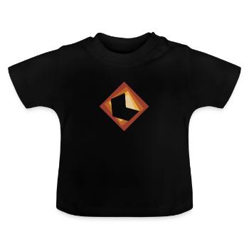 Blogger Blogging Blog - Baby Organic T-Shirt with Round Neck - black - Front
