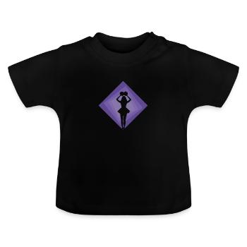Cheerleading Cheerleader Girlie - Baby Bio-T-Shirt mit Rundhals - Schwarz - Vorne