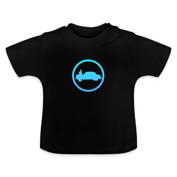Car Mechanic Tool Tool - Baby Organic T-Shirt with Round Neck - black - Front