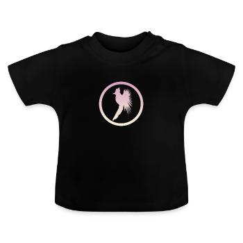 Vogel Nymphensittich Cockatiel - Baby Bio-T-Shirt mit Rundhals - Schwarz - Vorne