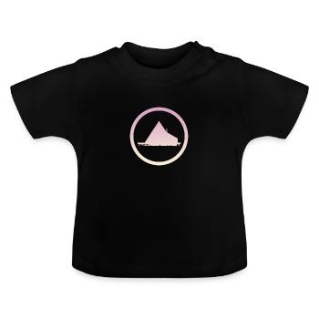 Camping Modern Modern - Baby Bio-T-Shirt mit Rundhals - Schwarz - Vorne
