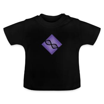 Biology Bio Biology - Baby Organic T-Shirt with Round Neck - black - Front