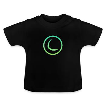Bâton de lancer Bâton de lancer Boomerang - T-shirt bio col rond Bébé - noir - Devant