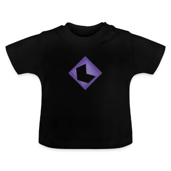 Blogger Blogging Blogging - Baby Organic T-Shirt with Round Neck - black - Front