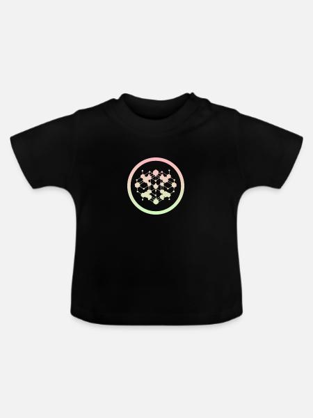 Kryptowährung Cryptocurrency Crypto - Baby Bio-T-Shirt mit Rundhals - Schwarz