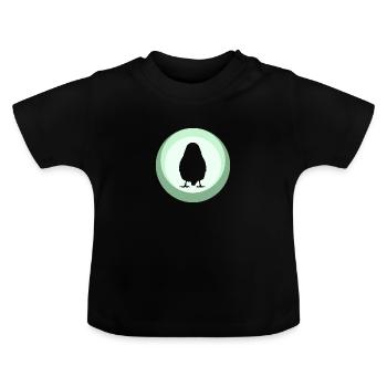 Wellensittich Fliegen Fliegen - Baby Bio-T-Shirt mit Rundhals - Schwarz - Vorne