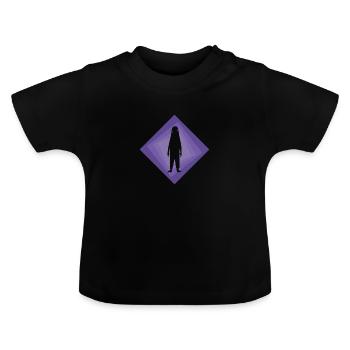 Fabelwesen Fabel Fabelwesen - Baby Bio-T-Shirt mit Rundhals - Schwarz - Vorne
