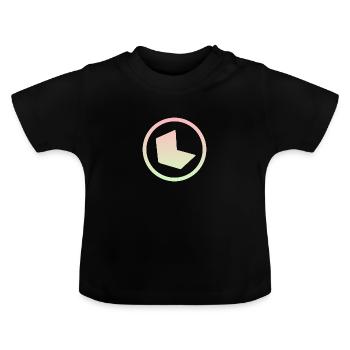 Blogging Blogger Blogging - Baby Organic T-Shirt with Round Neck - black - Front