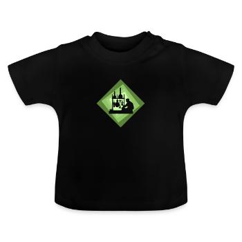 Biochemie Molekül Chemisch - Baby Bio-T-Shirt mit Rundhals - Schwarz - Vorne