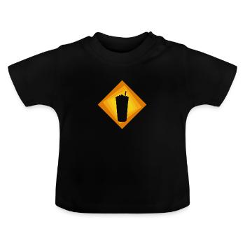 Bubble Tea Bubble Bubbletee - T-shirt bio col rond Bébé - noir - Devant