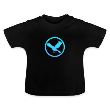 Voler, Animal, Animal - T-shirt bio col rond Bébé - noir - Devant