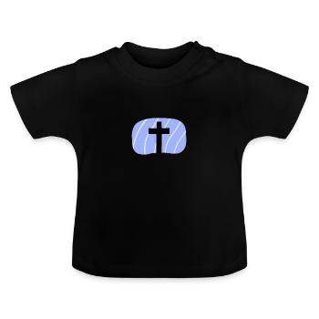 Bible Verse Bible Verse Bible - Baby Organic T-Shirt with Round Neck - black - Front