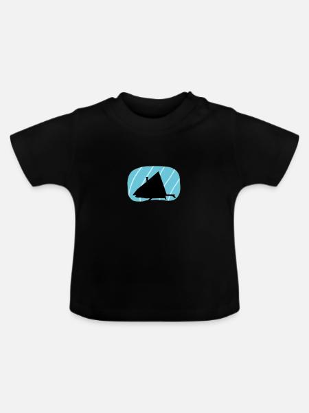 Modern Haus Haus - Baby Bio-T-Shirt mit Rundhals - Schwarz