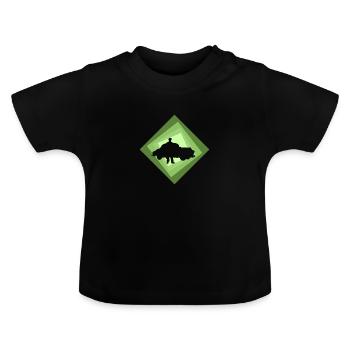 Mechanic Mechanic Workshop - Baby Organic T-Shirt with Round Neck - black - Front