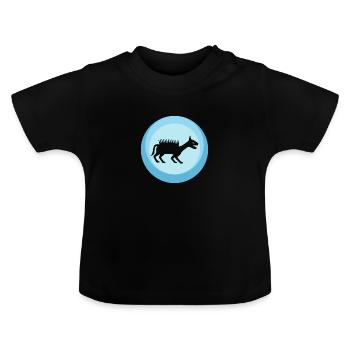 Fabelwesen Fabeltier Märchen - Baby Bio-T-Shirt mit Rundhals - Schwarz - Vorne